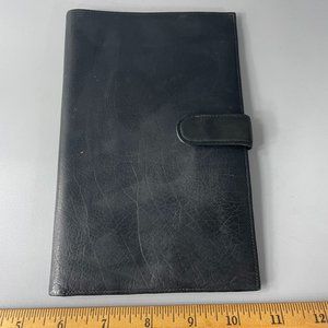 Apollo Buffalo Calfskin Made in England Black Leather Travel Wallet